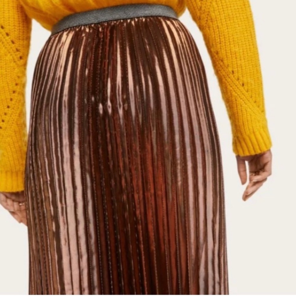 Scotch and Soda Bronze metallic skirt